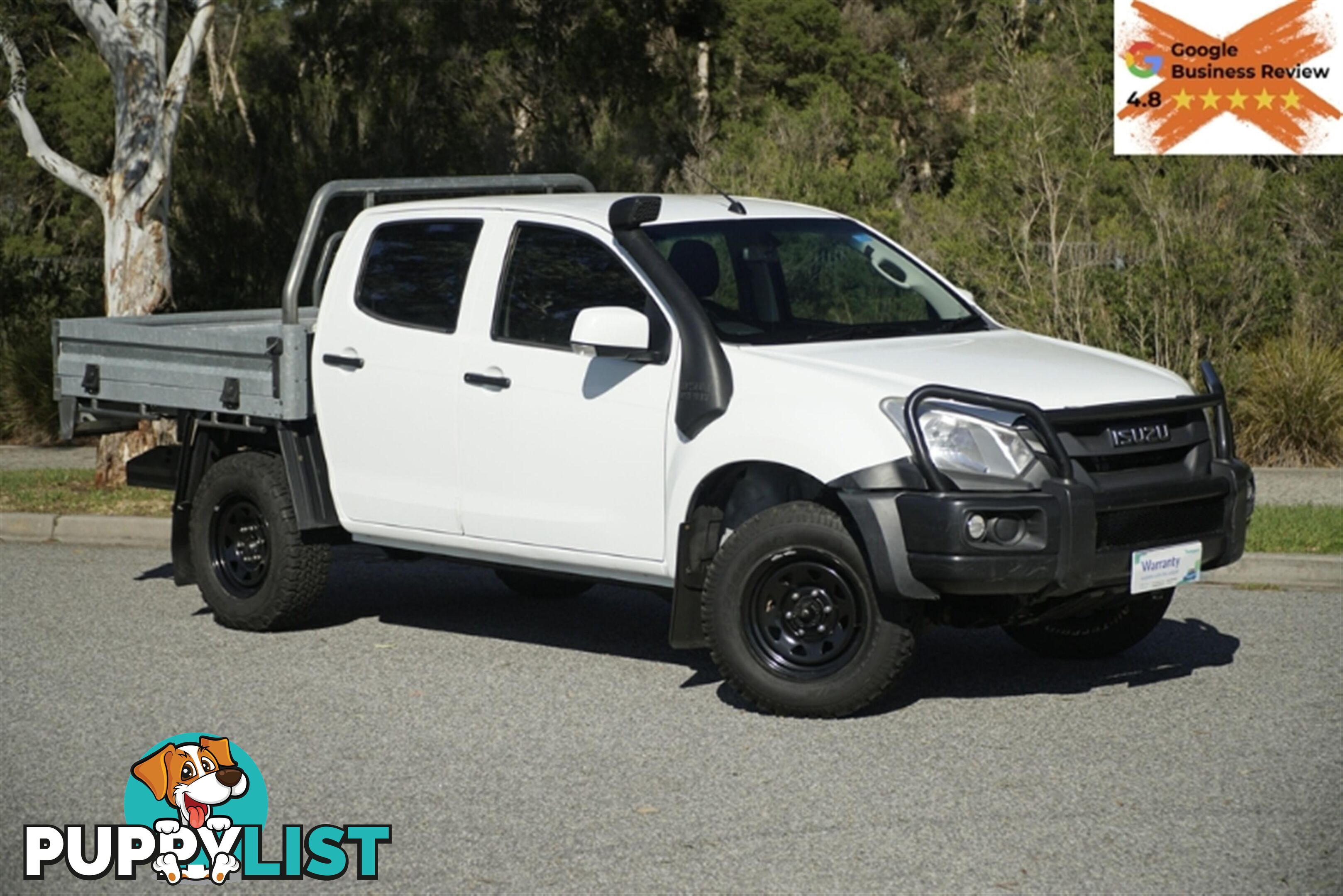 2019 ISUZU D-MAX SX DUAL CAB MY18 CAB CHASSIS