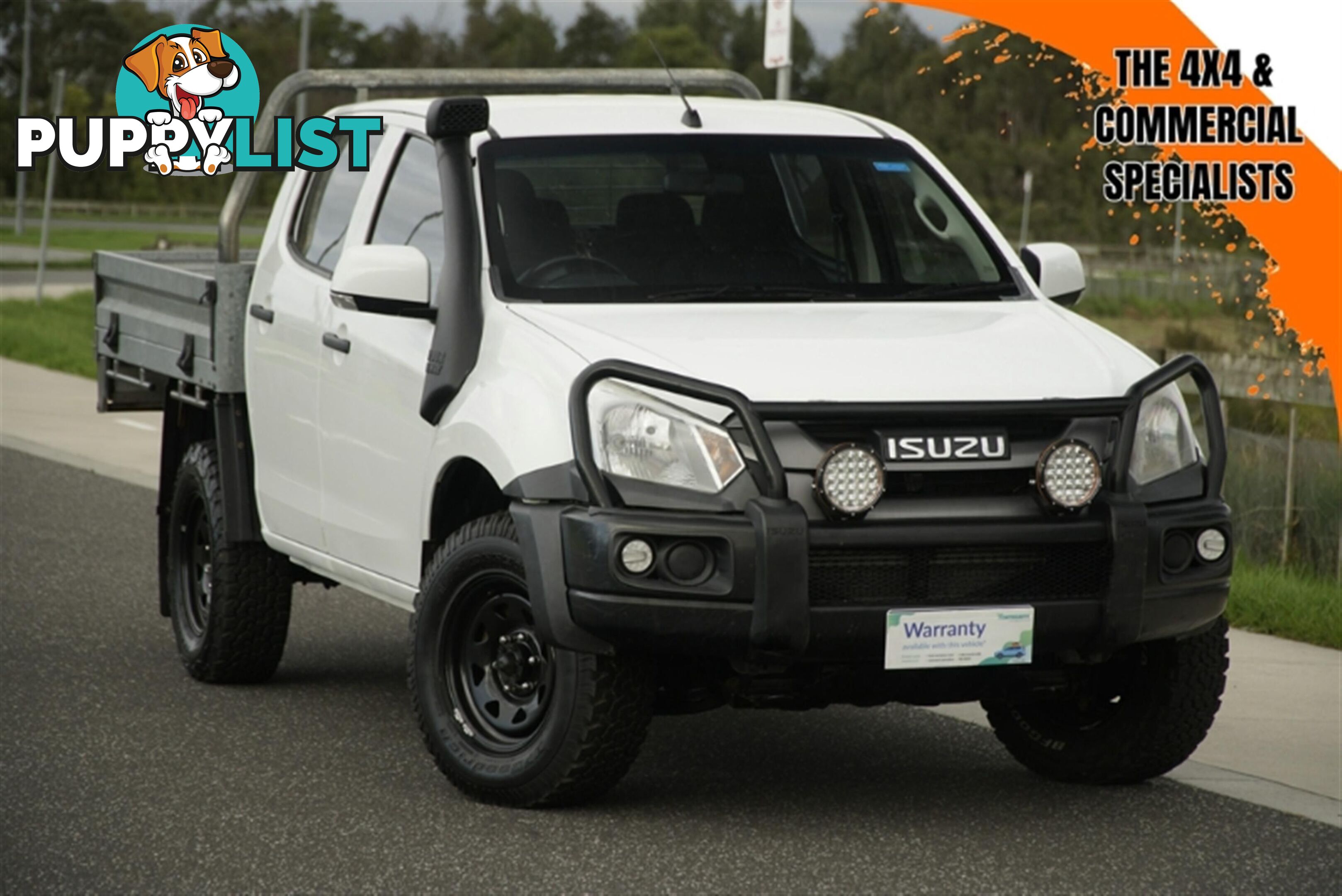 2019 ISUZU D-MAX SX DUAL CAB MY18 CAB CHASSIS