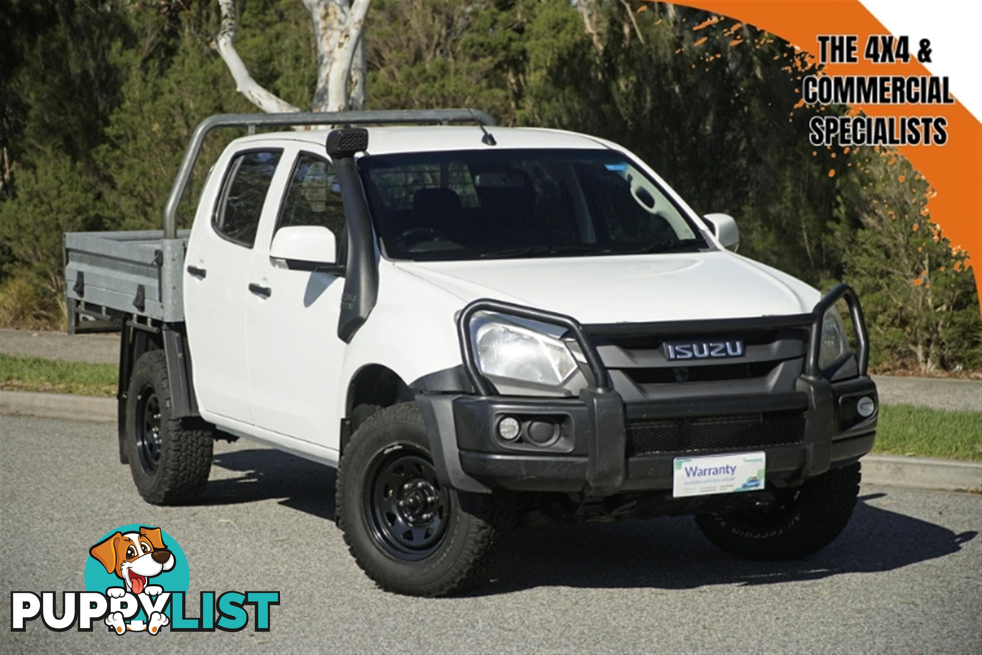 2019 ISUZU D-MAX SX DUAL CAB MY18 CAB CHASSIS