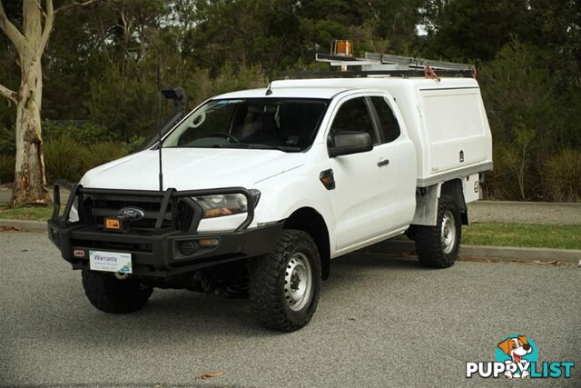 2017 FORD RANGER XL EXTENDED CAB PX MKII CAB CHASSIS