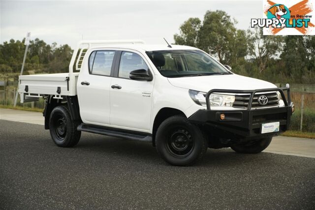 2018 TOYOTA HILUX SR DUAL CAB GUN126R CAB CHASSIS
