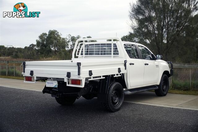 2018 TOYOTA HILUX SR DUAL CAB GUN126R CAB CHASSIS
