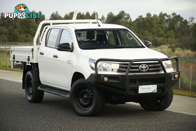 2018 TOYOTA HILUX SR DUAL CAB GUN126R CAB CHASSIS