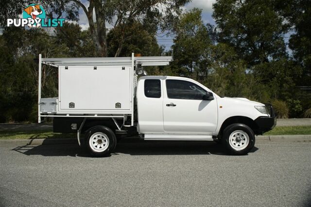 2011 TOYOTA HILUX SR EXTENDED CAB KUN26R MY10 CAB CHASSIS