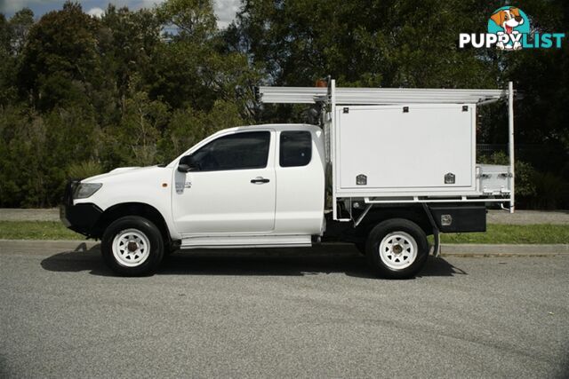 2011 TOYOTA HILUX SR EXTENDED CAB KUN26R MY10 CAB CHASSIS