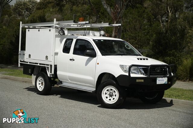 2011 TOYOTA HILUX SR EXTENDED CAB KUN26R MY10 CAB CHASSIS