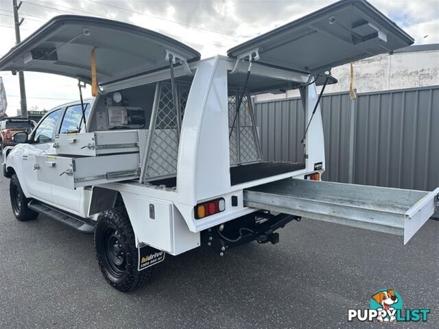 2017 TOYOTA HILUX SR DUAL CAB GUN126R CAB CHASSIS
