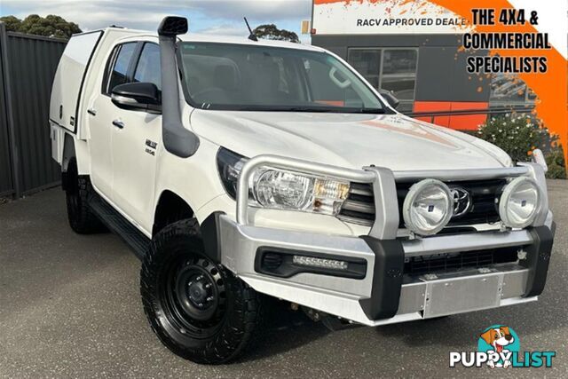 2017 TOYOTA HILUX SR DUAL CAB GUN126R CAB CHASSIS
