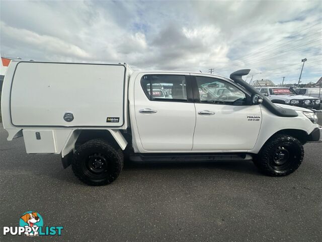 2017 TOYOTA HILUX SR DUAL CAB GUN126R CAB CHASSIS