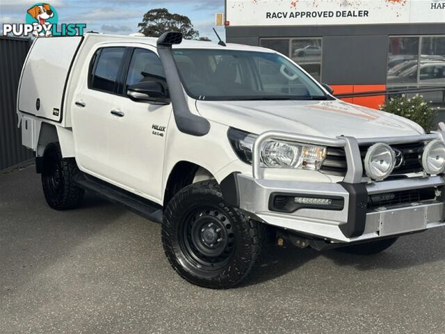 2017 TOYOTA HILUX SR DUAL CAB GUN126R CAB CHASSIS