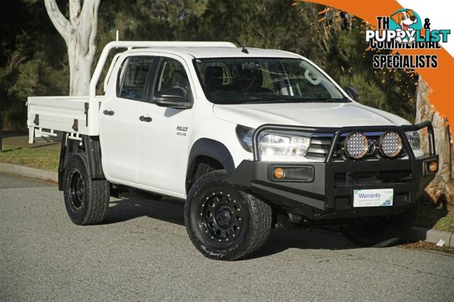 2018 TOYOTA HILUX SR DUAL CAB GUN126R CAB CHASSIS