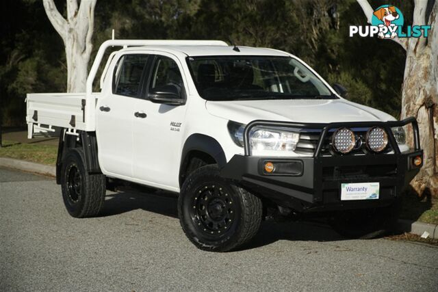 2018 TOYOTA HILUX SR DUAL CAB GUN126R CAB CHASSIS