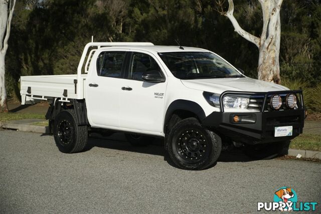 2018 TOYOTA HILUX SR DUAL CAB GUN126R CAB CHASSIS