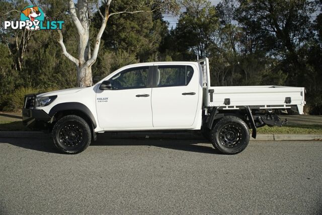 2018 TOYOTA HILUX SR DUAL CAB GUN126R CAB CHASSIS