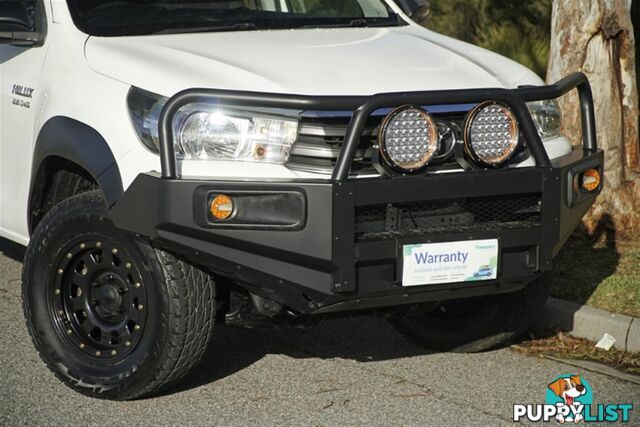 2018 TOYOTA HILUX SR DUAL CAB GUN126R CAB CHASSIS