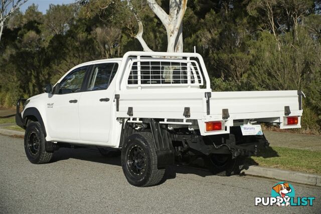 2018 TOYOTA HILUX SR DUAL CAB GUN126R CAB CHASSIS