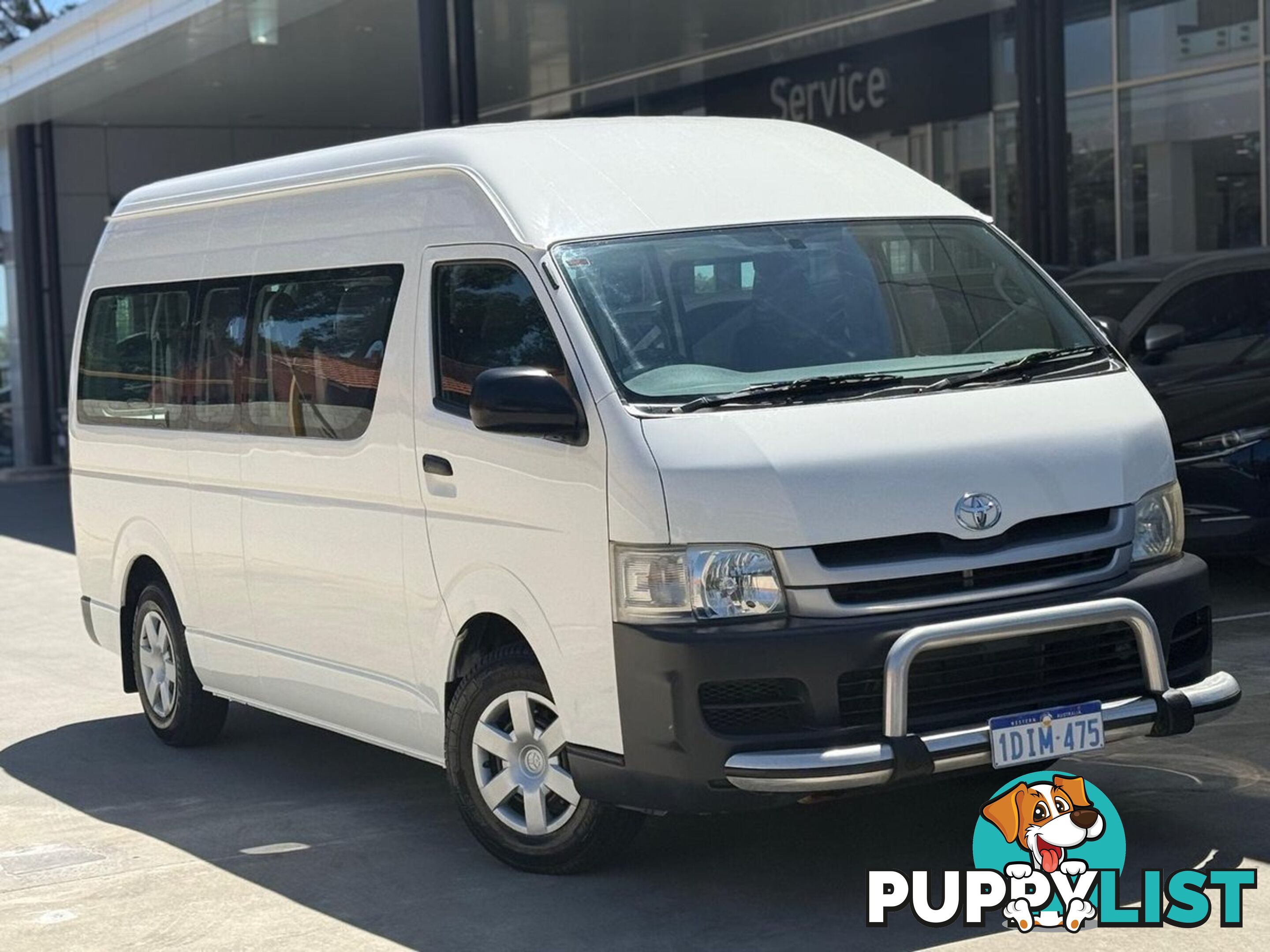 2010 TOYOTA HIACE COMMUTER KDH223R-MY10 EXTRA LONG WHEELBASE HIGH ROOF BUS