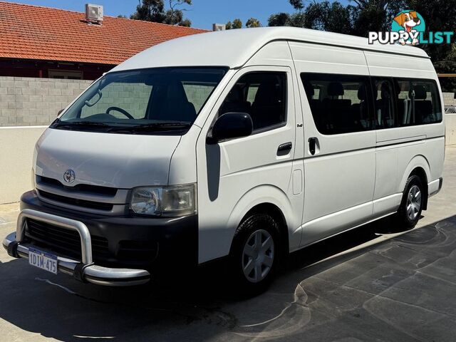 2010 TOYOTA HIACE COMMUTER KDH223R-MY10 EXTRA LONG WHEELBASE HIGH ROOF BUS