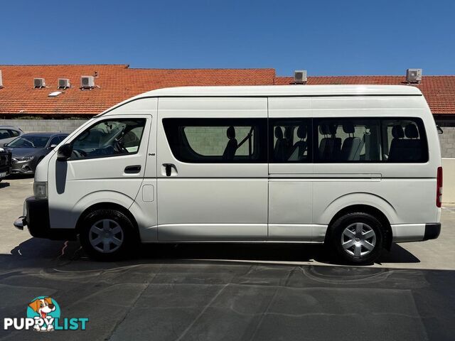 2010 TOYOTA HIACE COMMUTER KDH223R-MY10 EXTRA LONG WHEELBASE HIGH ROOF BUS