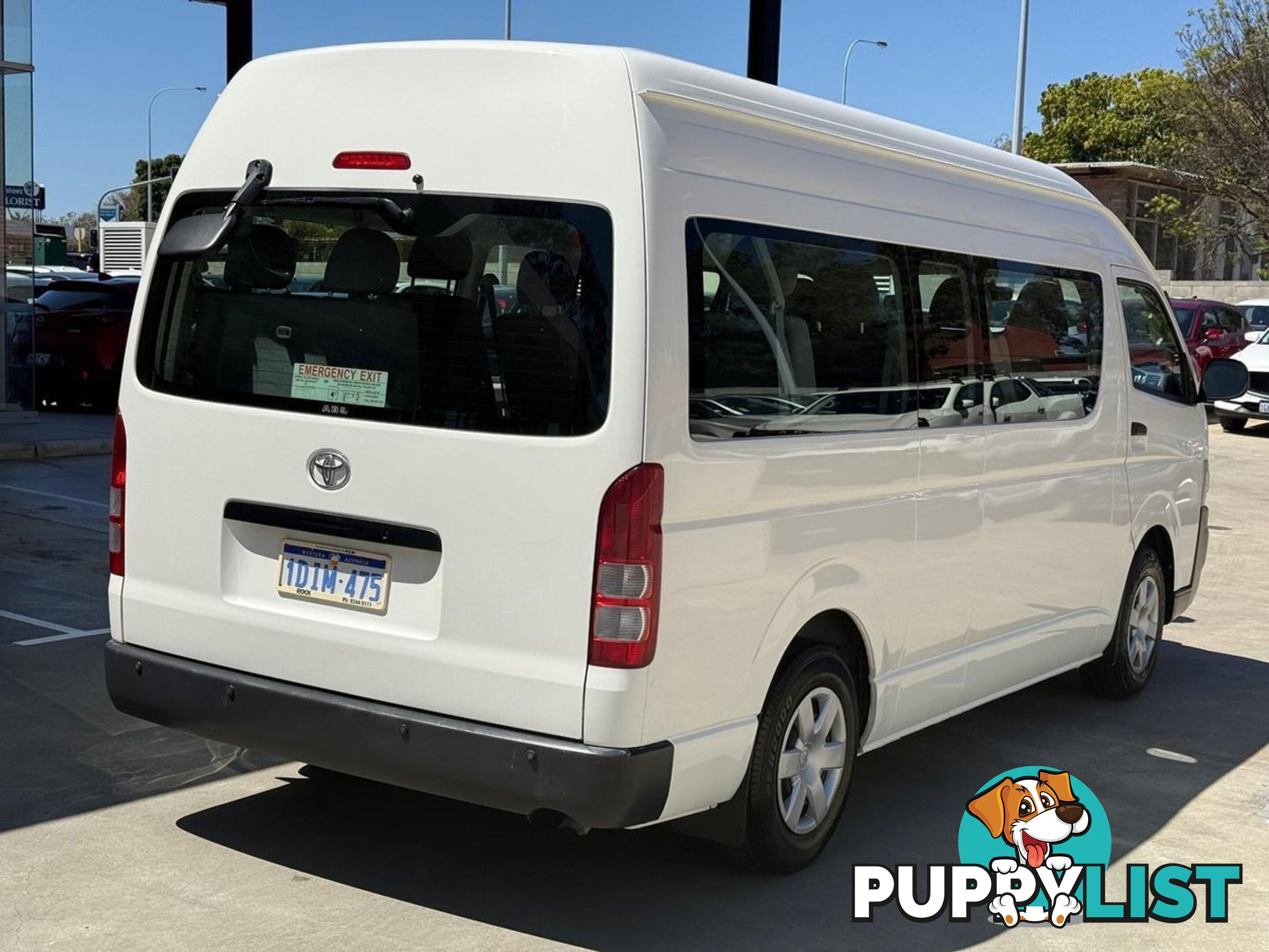 2010 TOYOTA HIACE COMMUTER KDH223R-MY10 EXTRA LONG WHEELBASE HIGH ROOF BUS