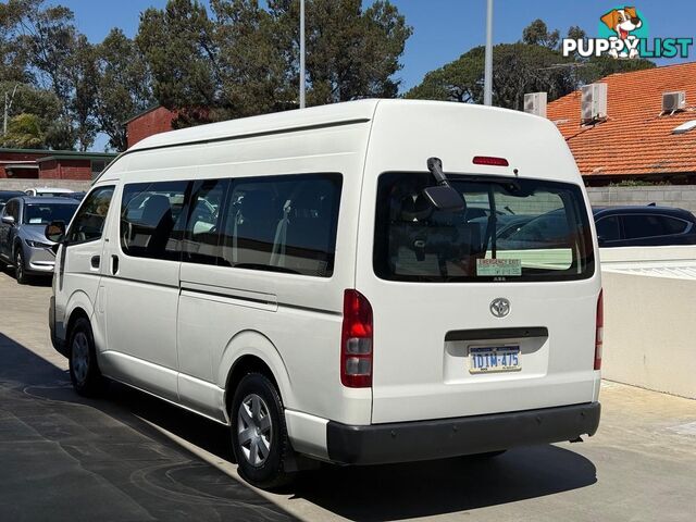 2010 TOYOTA HIACE COMMUTER KDH223R-MY10 EXTRA LONG WHEELBASE HIGH ROOF BUS