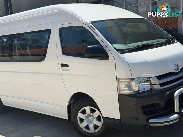 2010 TOYOTA HIACE COMMUTER KDH223R-MY10 EXTRA LONG WHEELBASE HIGH ROOF BUS