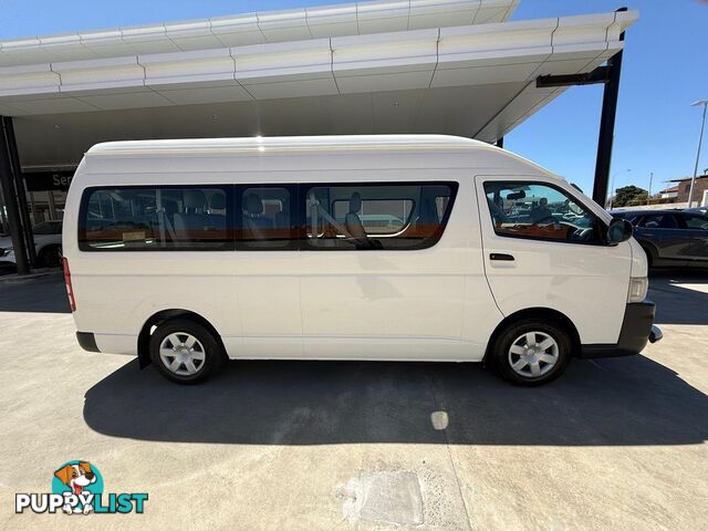 2010 TOYOTA HIACE COMMUTER KDH223R-MY10 EXTRA LONG WHEELBASE HIGH ROOF BUS