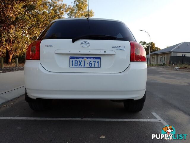 2005 TOYOTA COROLLA CONQUEST SECA ZZE122R 5D HATCHBACK