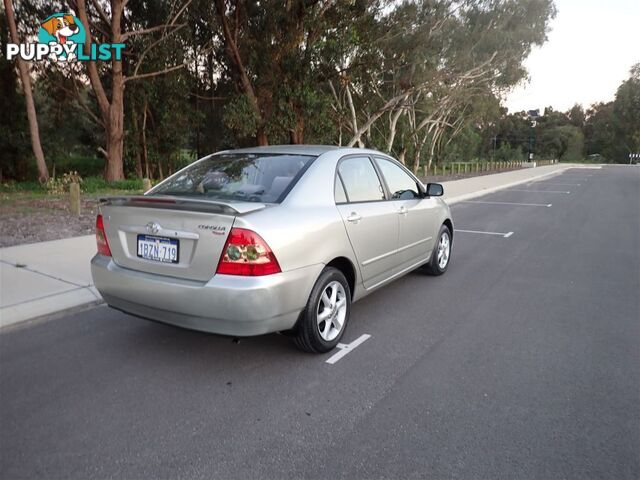 2005 TOYOTA COROLLA ASCENT SPORT ZZE122R 4D SEDAN