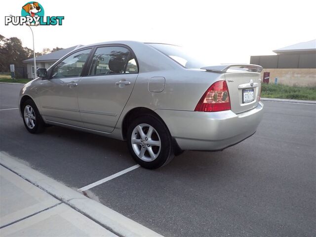 2005 TOYOTA COROLLA ASCENT SPORT ZZE122R 4D SEDAN