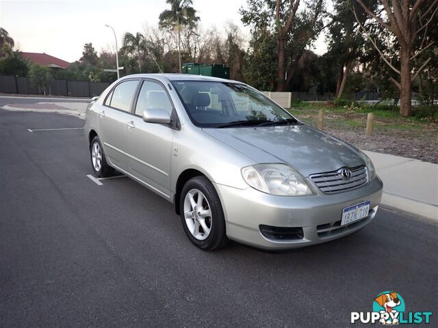 2005 TOYOTA COROLLA ASCENT SPORT ZZE122R 4D SEDAN