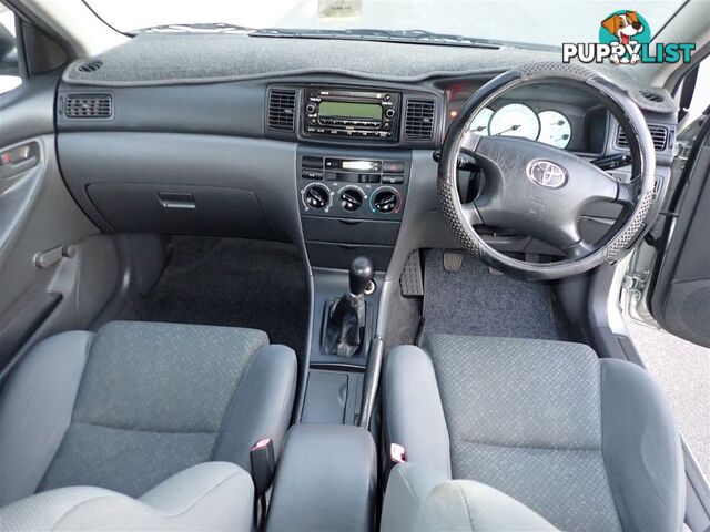 2005 TOYOTA COROLLA ASCENT SPORT ZZE122R 4D SEDAN