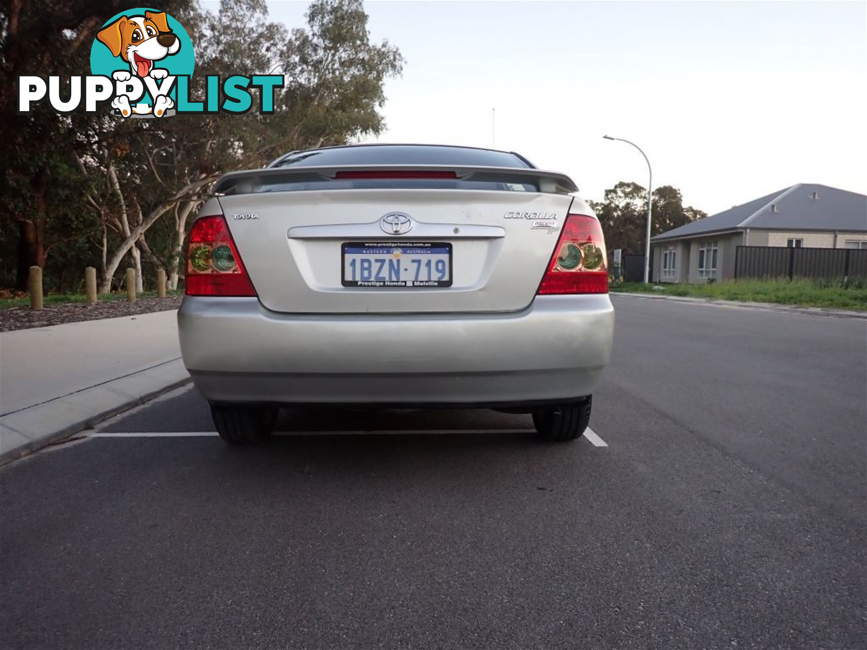 2005 TOYOTA COROLLA ASCENT SPORT ZZE122R 4D SEDAN