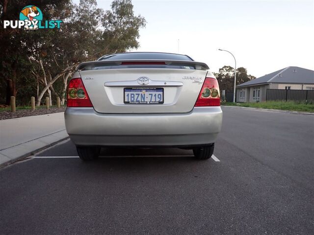 2005 TOYOTA COROLLA ASCENT SPORT ZZE122R 4D SEDAN