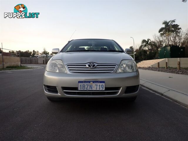 2005 TOYOTA COROLLA ASCENT SPORT ZZE122R 4D SEDAN