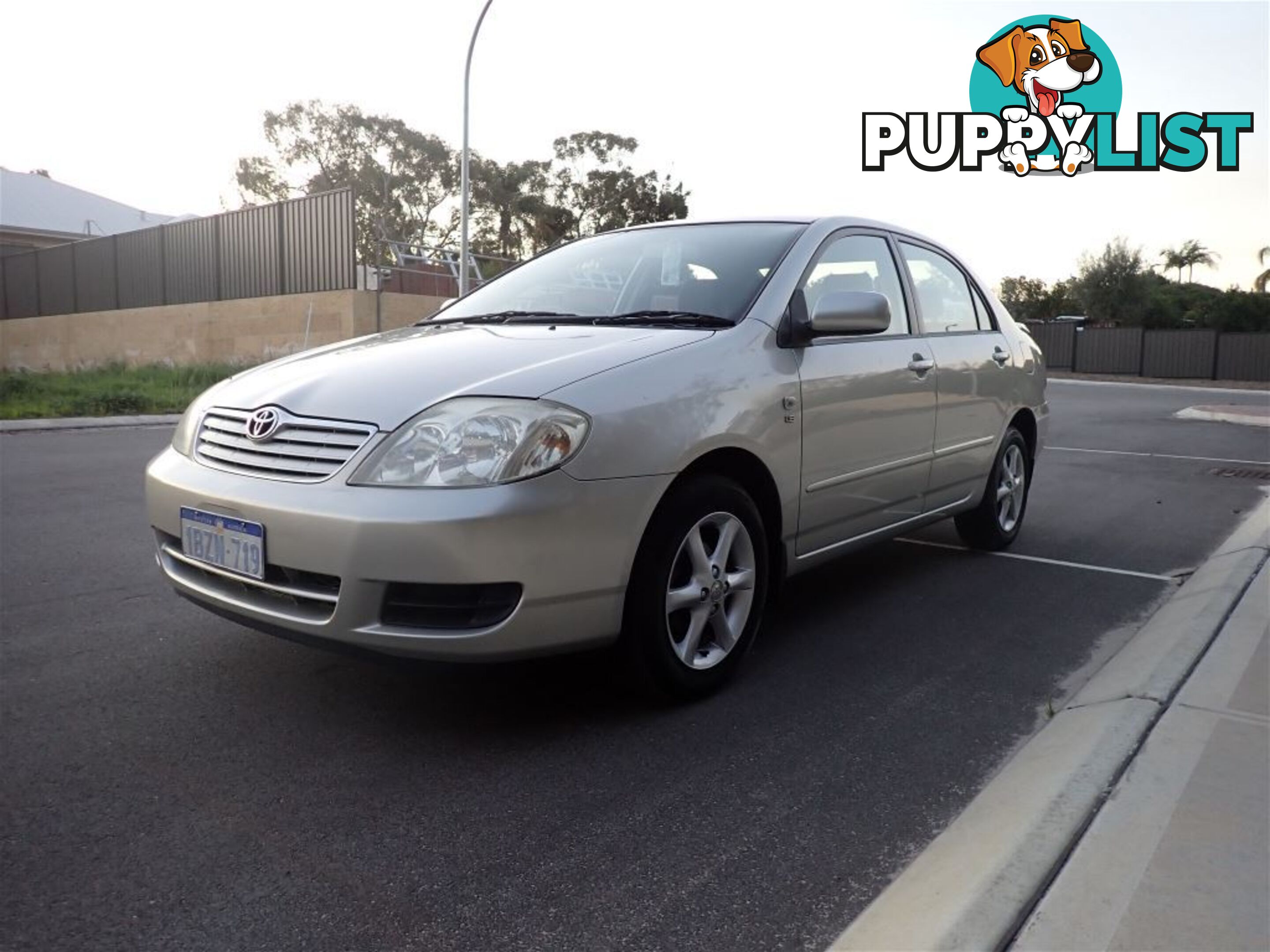 2005 TOYOTA COROLLA ASCENT SPORT ZZE122R 4D SEDAN