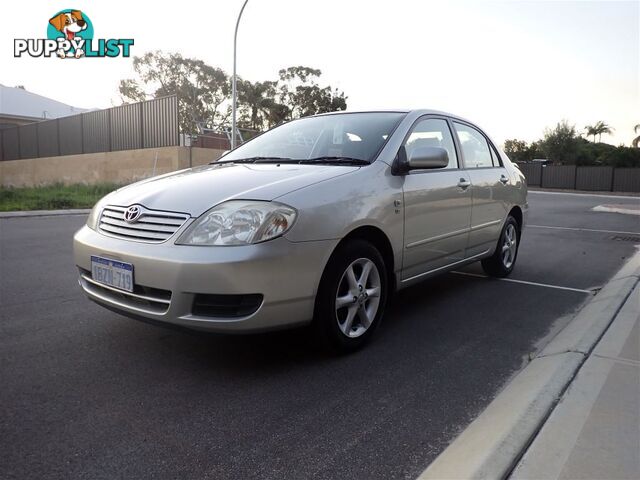 2005 TOYOTA COROLLA ASCENT SPORT ZZE122R 4D SEDAN