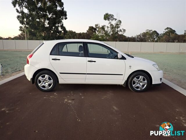 2005 TOYOTA COROLLA ASCENT SECA ZZE122R 5D HATCHBACK