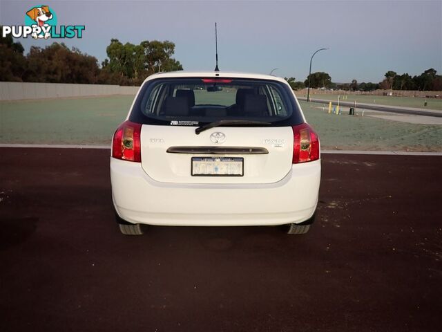 2005 TOYOTA COROLLA ASCENT SECA ZZE122R 5D HATCHBACK