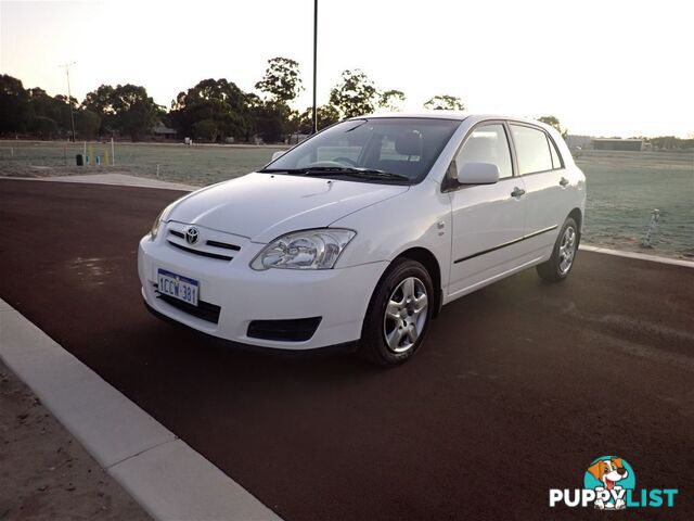 2005 TOYOTA COROLLA ASCENT SECA ZZE122R 5D HATCHBACK