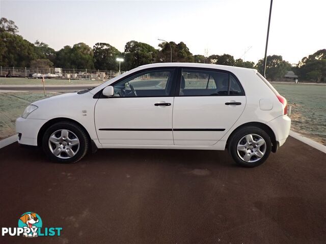 2005 TOYOTA COROLLA ASCENT SECA ZZE122R 5D HATCHBACK