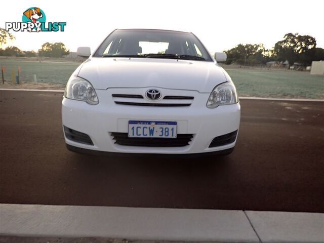 2005 TOYOTA COROLLA ASCENT SECA ZZE122R 5D HATCHBACK