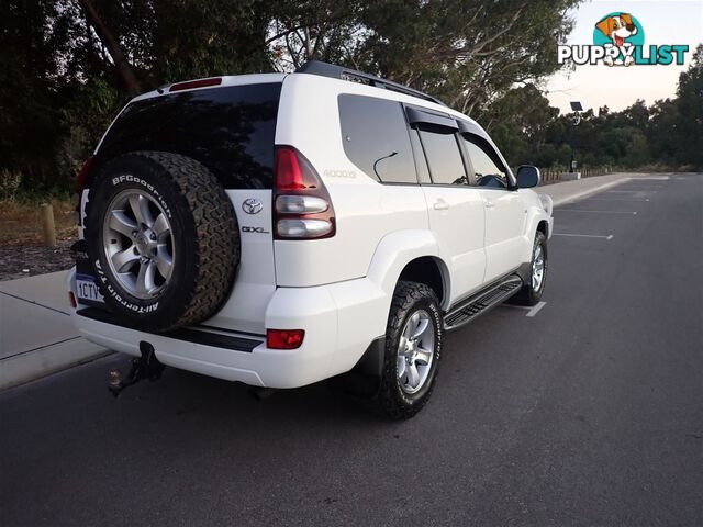 2008 TOYOTA LANDCRUISER PRADO GXL 4X4 GRJ120R 07 UPGRADE 4D WAGON