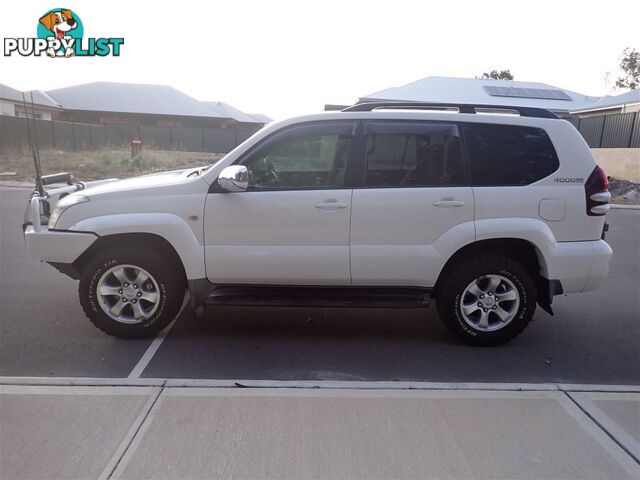 2008 TOYOTA LANDCRUISER PRADO GXL 4X4 GRJ120R 07 UPGRADE 4D WAGON