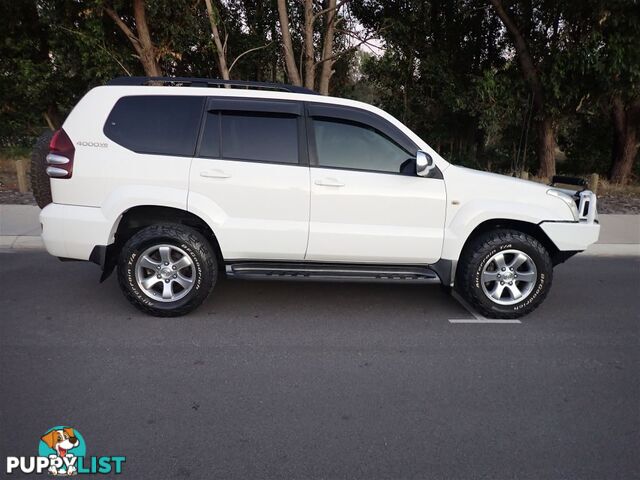 2008 TOYOTA LANDCRUISER PRADO GXL 4X4 GRJ120R 07 UPGRADE 4D WAGON