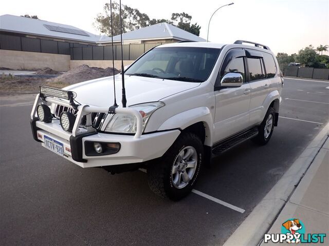 2008 TOYOTA LANDCRUISER PRADO GXL 4X4 GRJ120R 07 UPGRADE 4D WAGON