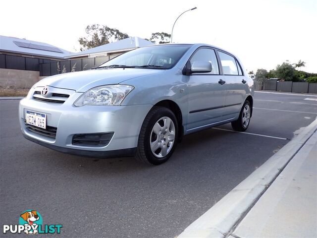 2005 TOYOTA COROLLA ASCENT SECA ZZE122R 5D HATCHBACK