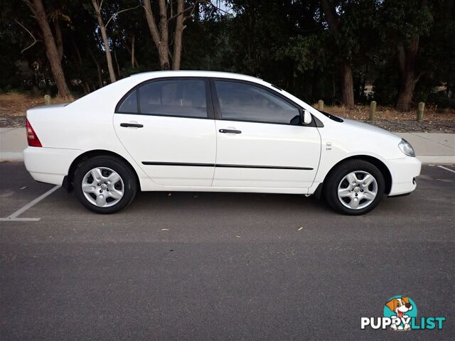 2005 TOYOTA COROLLA ASCENT ZZE122R 4D SEDAN