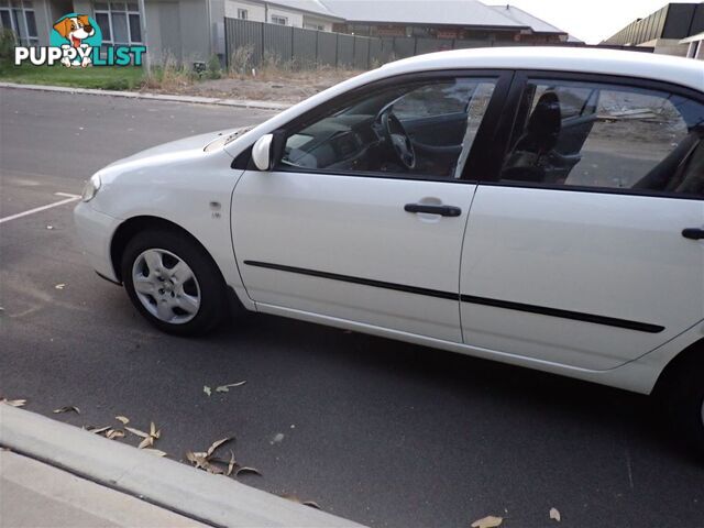 2005 TOYOTA COROLLA ASCENT ZZE122R 4D SEDAN