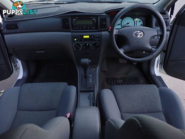 2005 TOYOTA COROLLA ASCENT ZZE122R 4D SEDAN